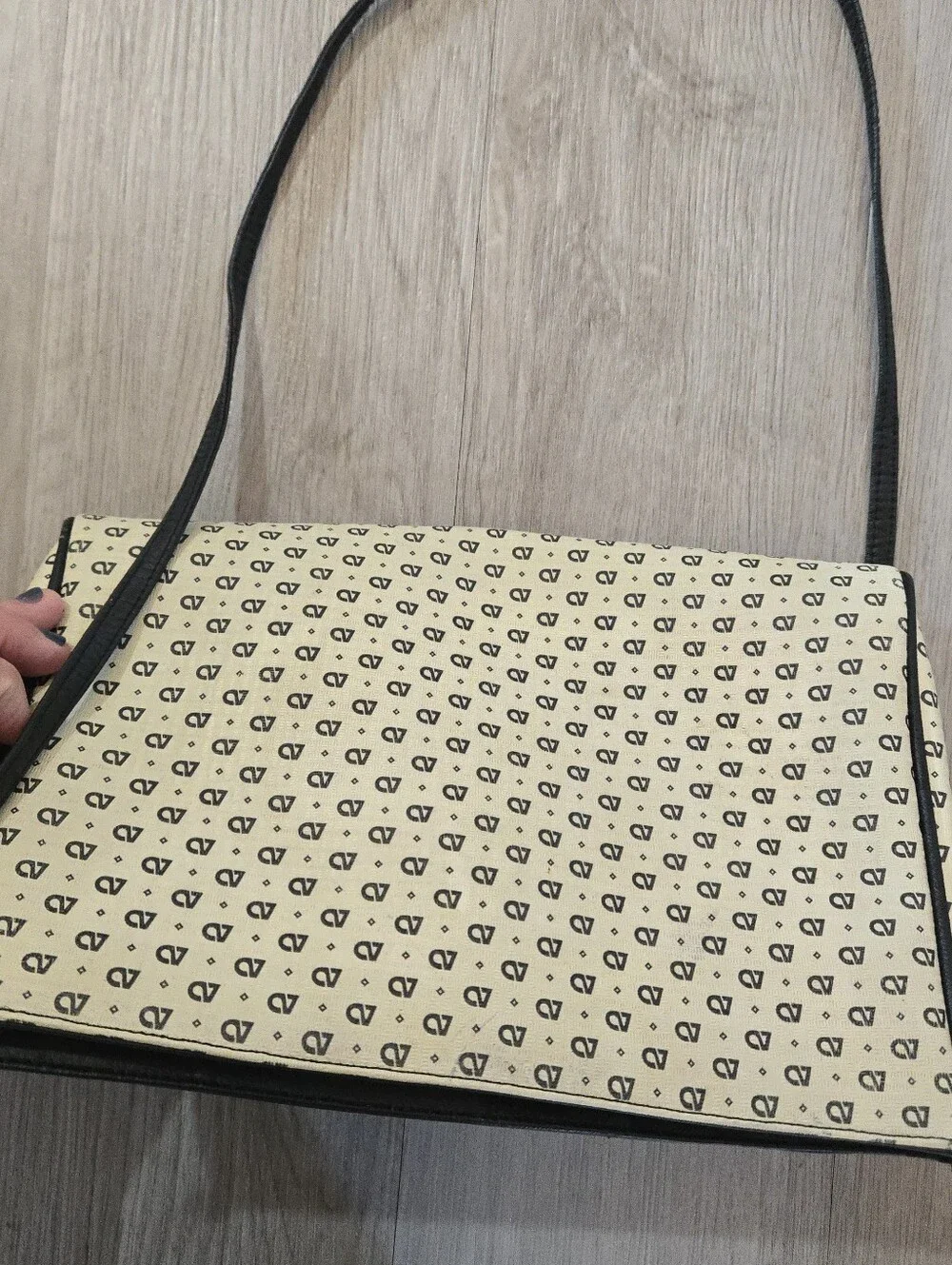 Vintage 80s? Almondo Logo Design Crossbody Purse